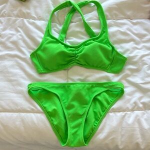 Green exhilaration bikini